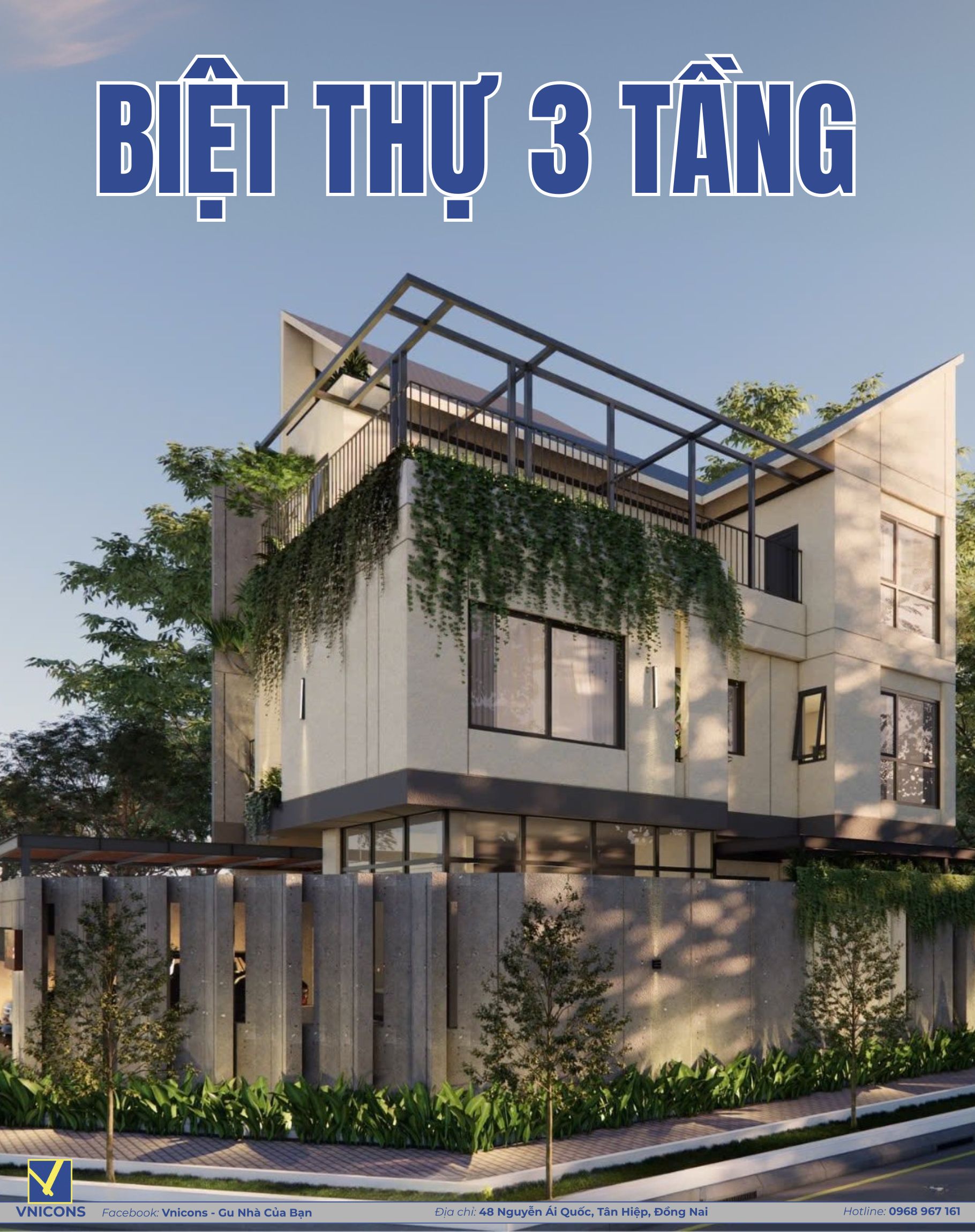 Biệt thự 3 tầng